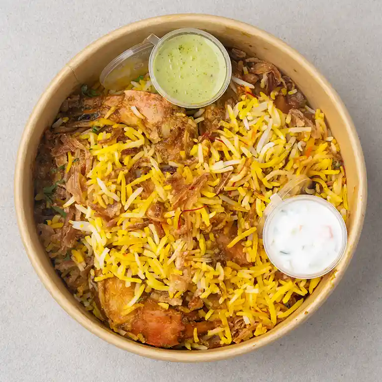 Hyderabadi Shrimp Biryani